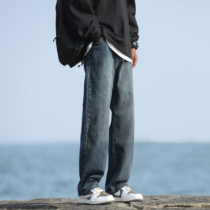 Men's Casual High-Waist Jeans In Vintage Style Lisslune
