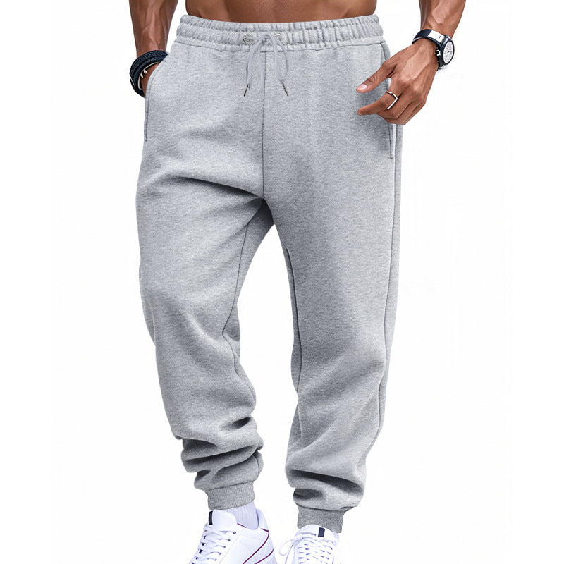 Men's sporty jogging pants with elastic waistband and side pockets Lisslune