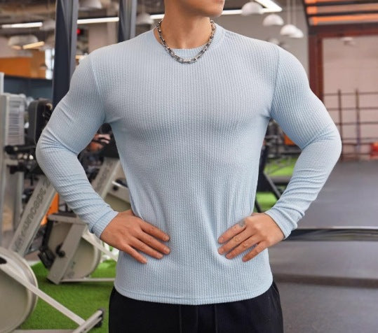 Men's long-sleeve shirt with textured fabric Lisslune