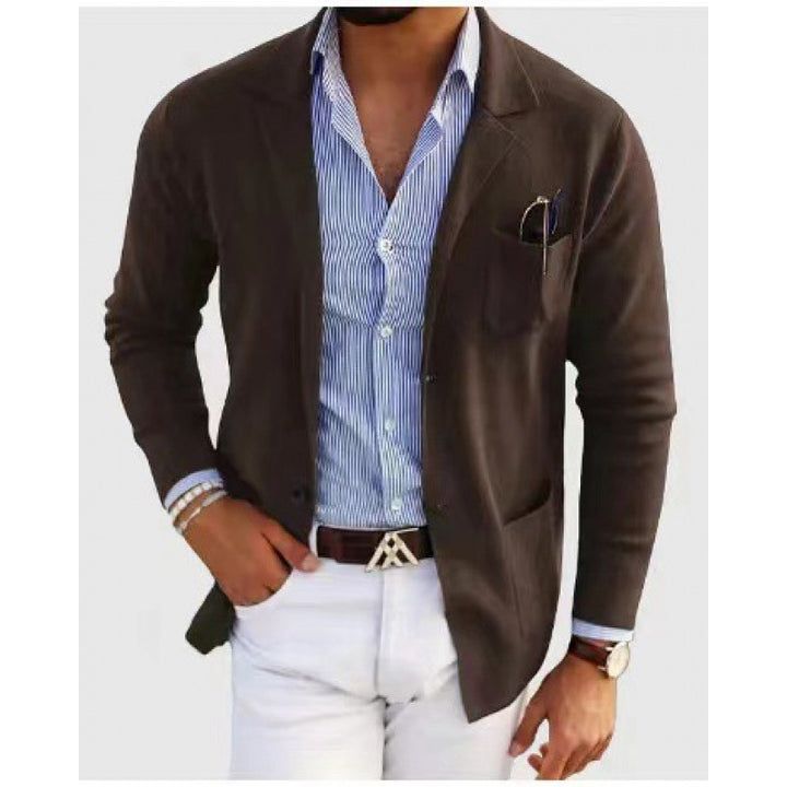 Men's casual, elegant blazer made of robust cotton blend Lisslune