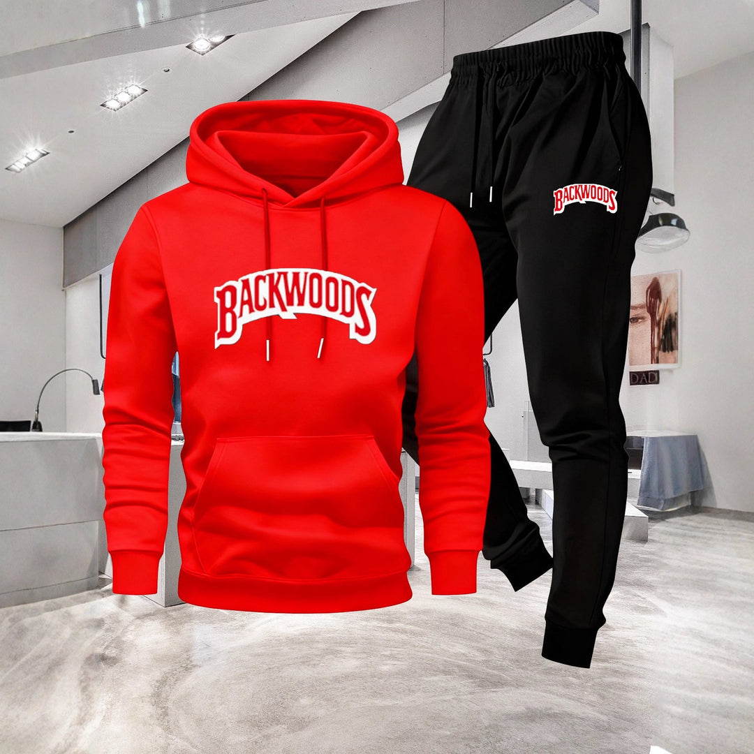 Ladies' hooded tracksuit with stylistic logo application Lisslune