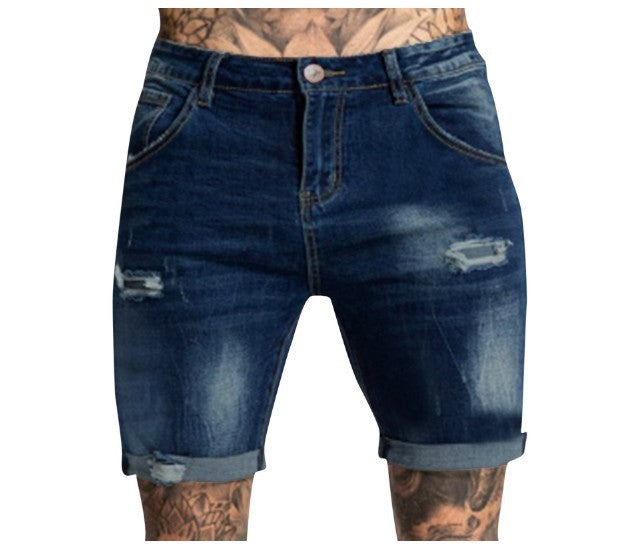 Herren Destroyed Jeansshorts Lisslune