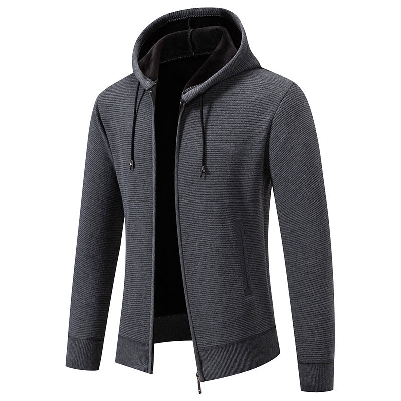 Men's hoodie with modern structural design and insulating lining Lisslune