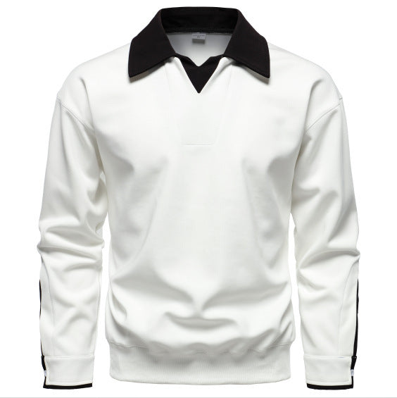 Men's sporty sweater with modern collar and optimal comfort Lisslune