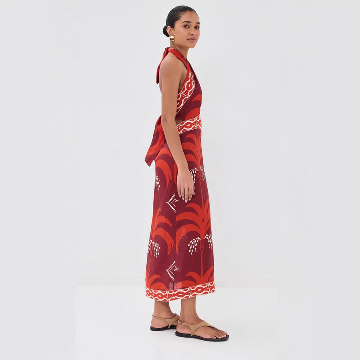 Women's maxi dress with exclusive Boho design Lune London