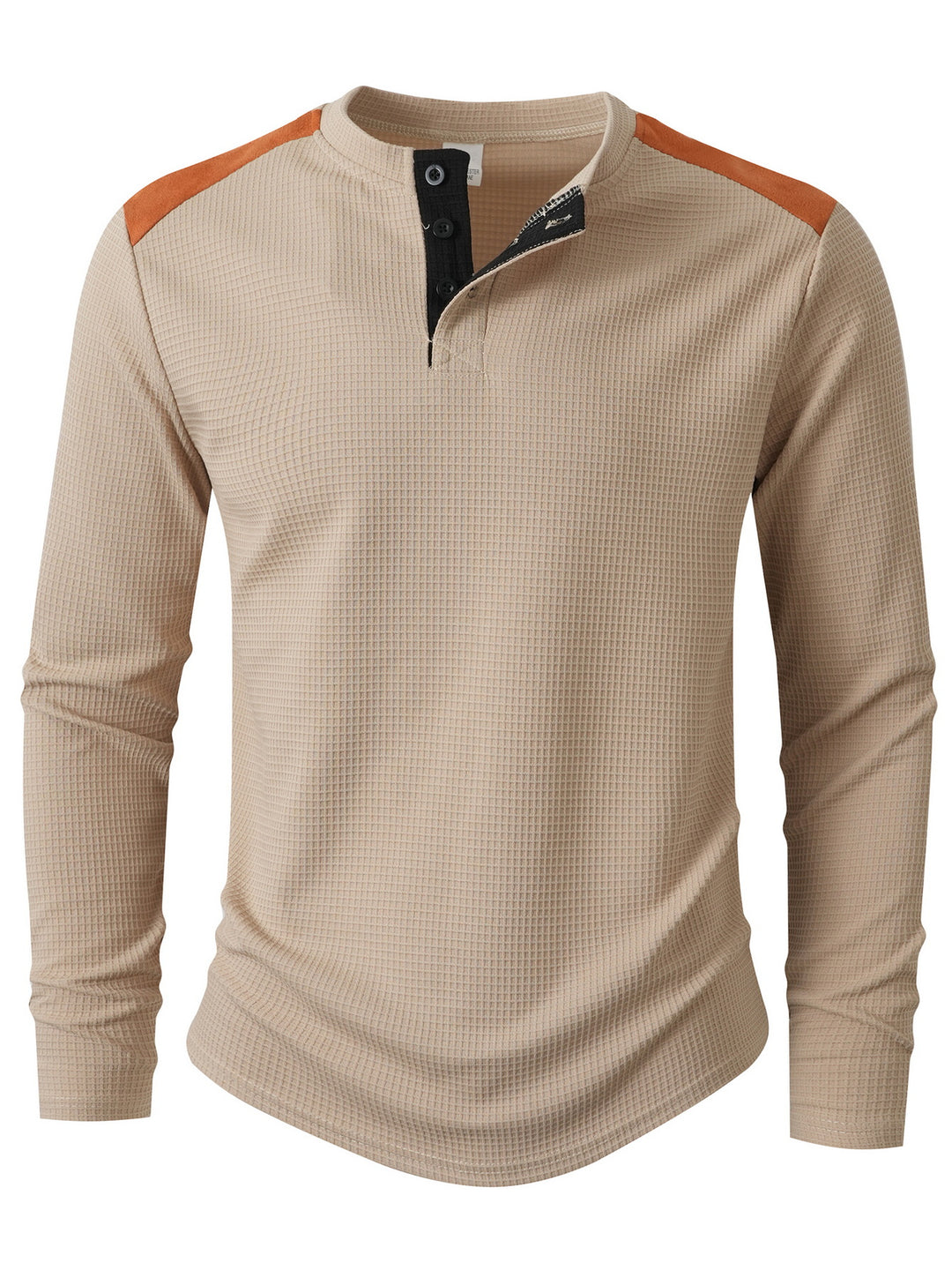 Men's Long Sleeve Shirt with Unique Structure Design Lisslune
