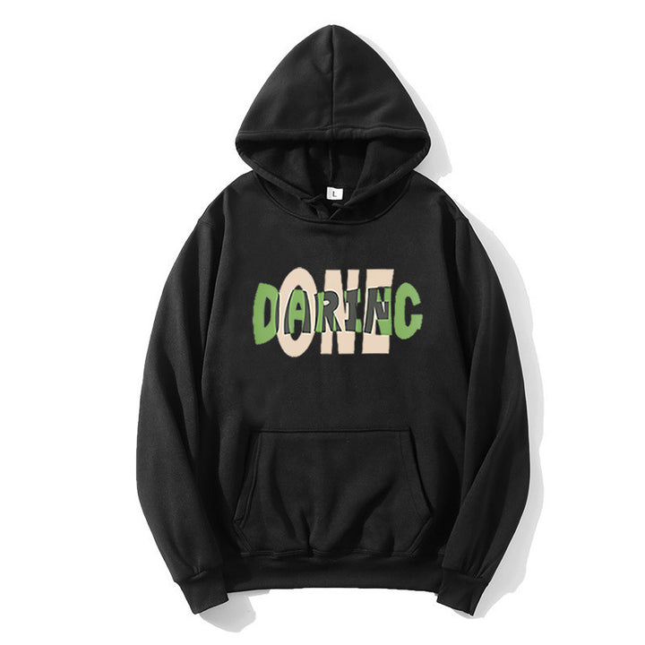 Women’s hoodie with large printed lettering Lisslune
