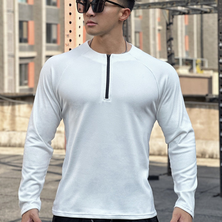 Men's functional shirt with innovative zipper and breathable structure Lisslune