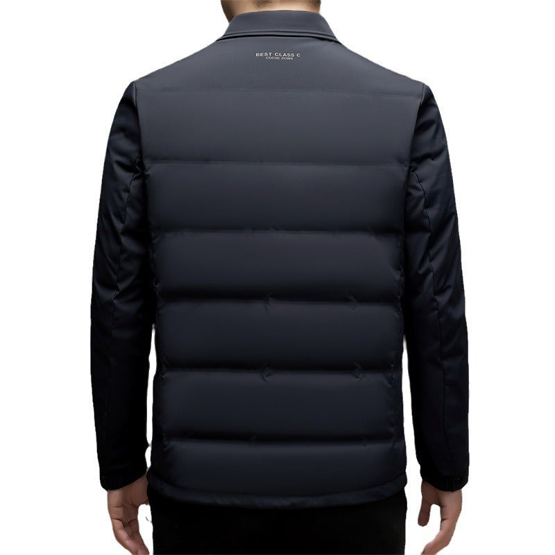 Men's Quilted Functional Jacket with Practical Pockets Lisslune