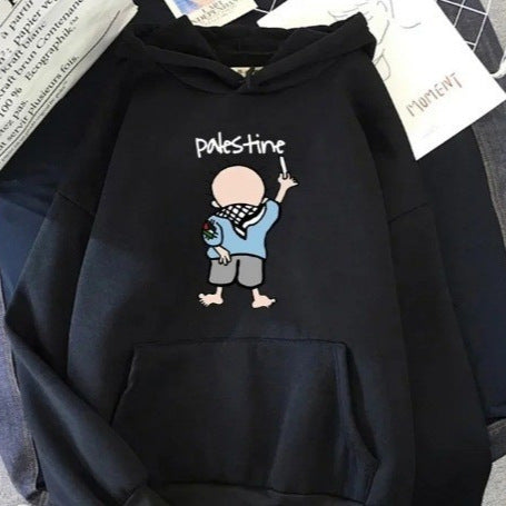 Women’s hoodie with creative illustration design Lisslune