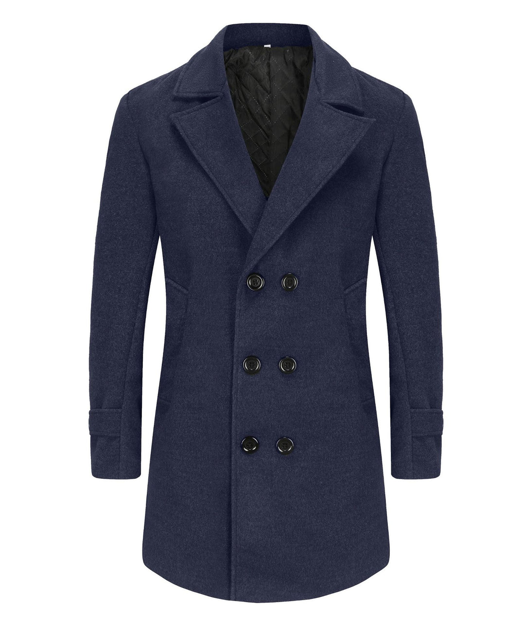 Men's elegant wool double coat Lisslune