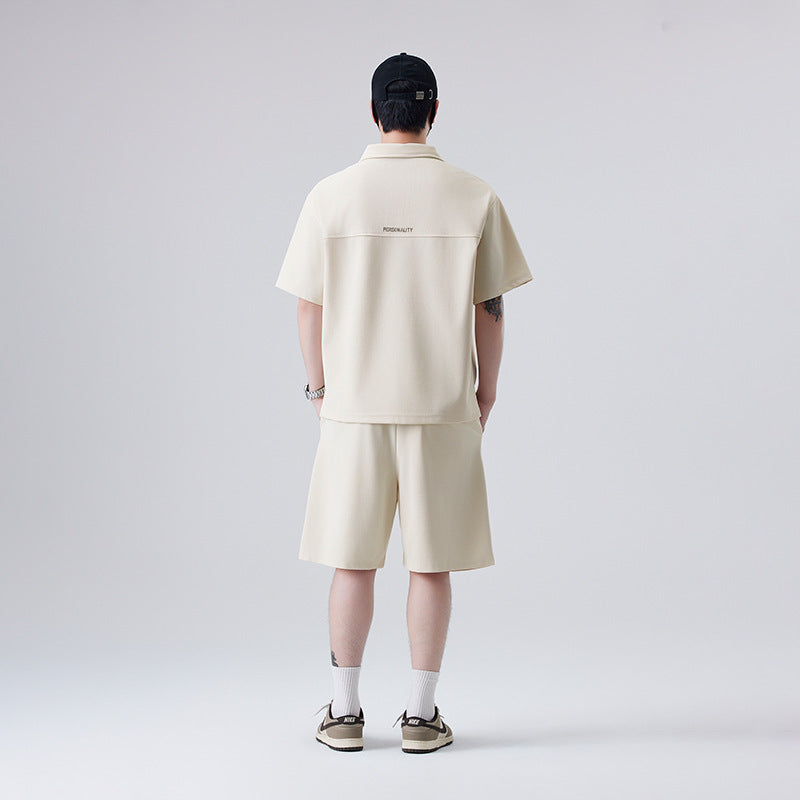 Men's Casual Leisure Set with Breathable Materials Lisslune