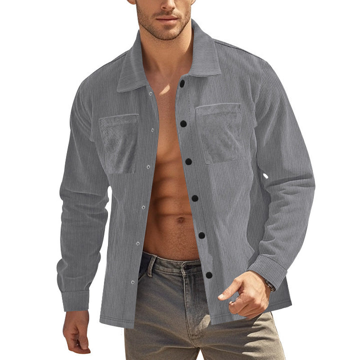 Men's cord jacket with practical pockets Lisslune