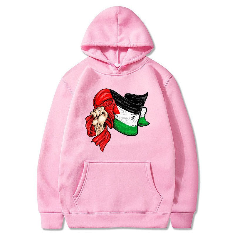 Women's Hoodie with Unique Graphic Design Lisslune