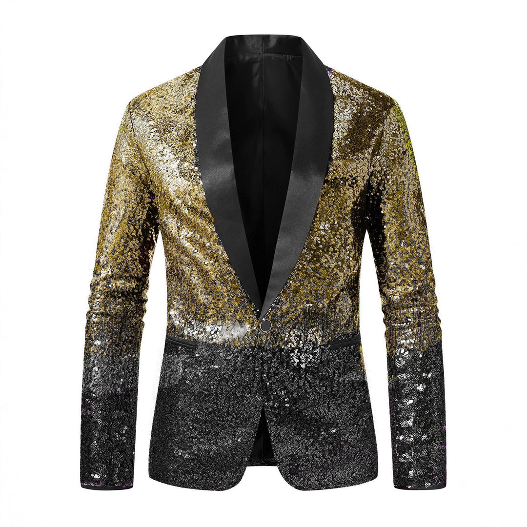 Men's glittering sequin blazer Lisslune