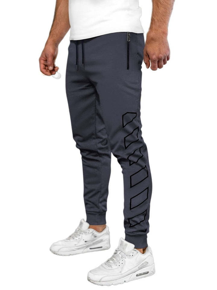 Men's sporty jogging trousers with zip pockets Lisslune