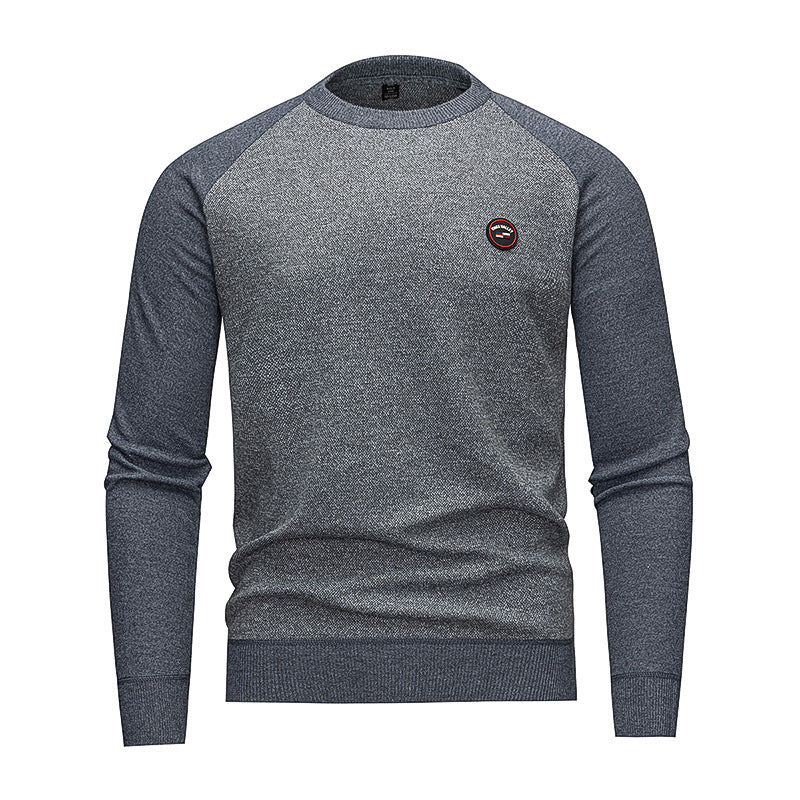 Men's Stylish Sweat Pullover with Raglan Sleeves Lisslune