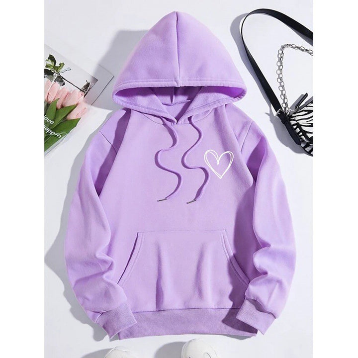 Women's hoodie with cool heart motif Lisslune