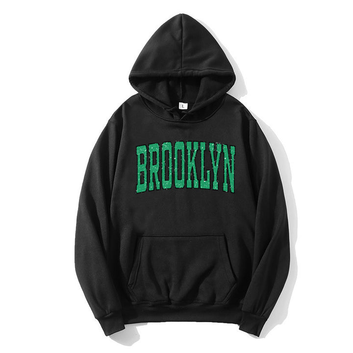 Women's Hoodie with Casual Brooklyn Print Lisslune