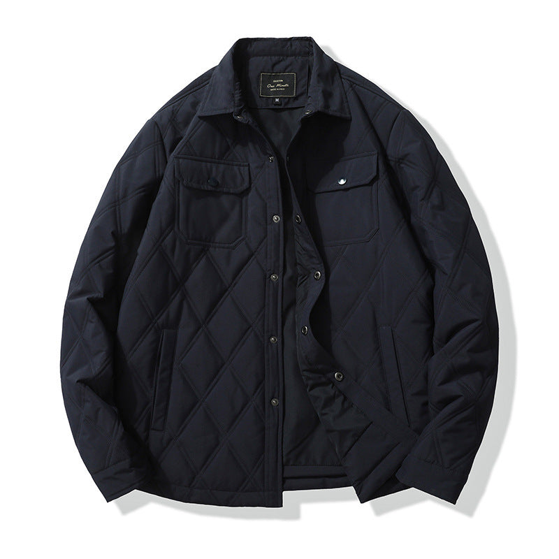 Men's Quilted Leisure Jacket with Practical Pockets Lisslune
