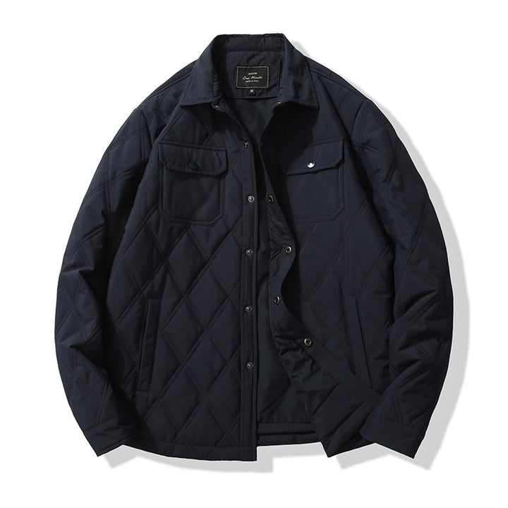 Men's Quilted Leisure Jacket with Practical Pockets Lisslune