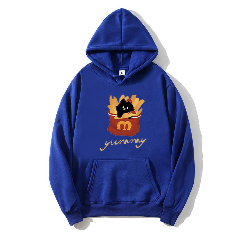 Women's hoodie with creative cat design Lisslune