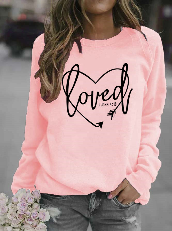 Women’s sweatshirt with inspiring lettering and trendy design Lisslune