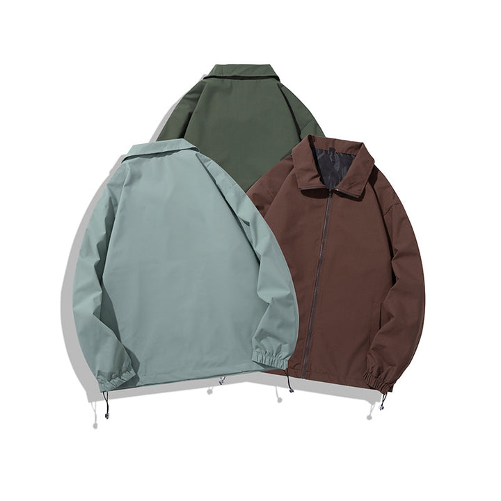 Men's transitional jacket with adjustable hood and elastic cuffs Lisslune
