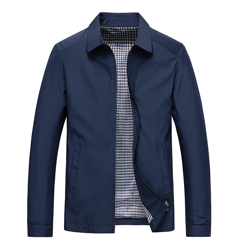 Men's leisure jacket with a casual cut and practical pockets Lisslune