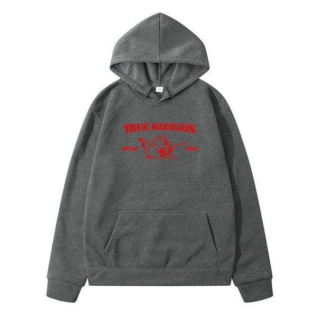 Women's Hooded Sweater with Eye-Catching Logo Design Lisslune