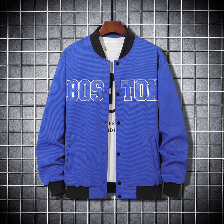 Men's Sporty College Jacket Lisslune