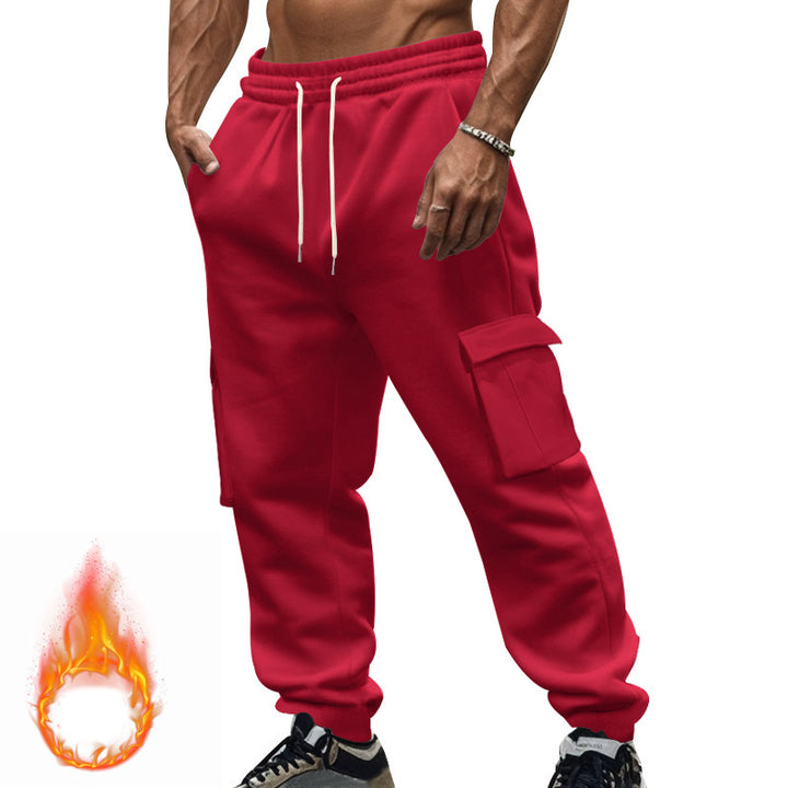 Men's cargo jogging pants with practical side pockets and adjustable drawstring Lisslune