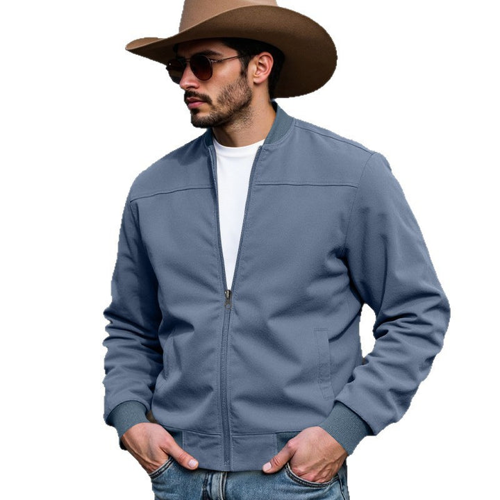 Men's elegant bomber jacket with fleece lining Lisslune