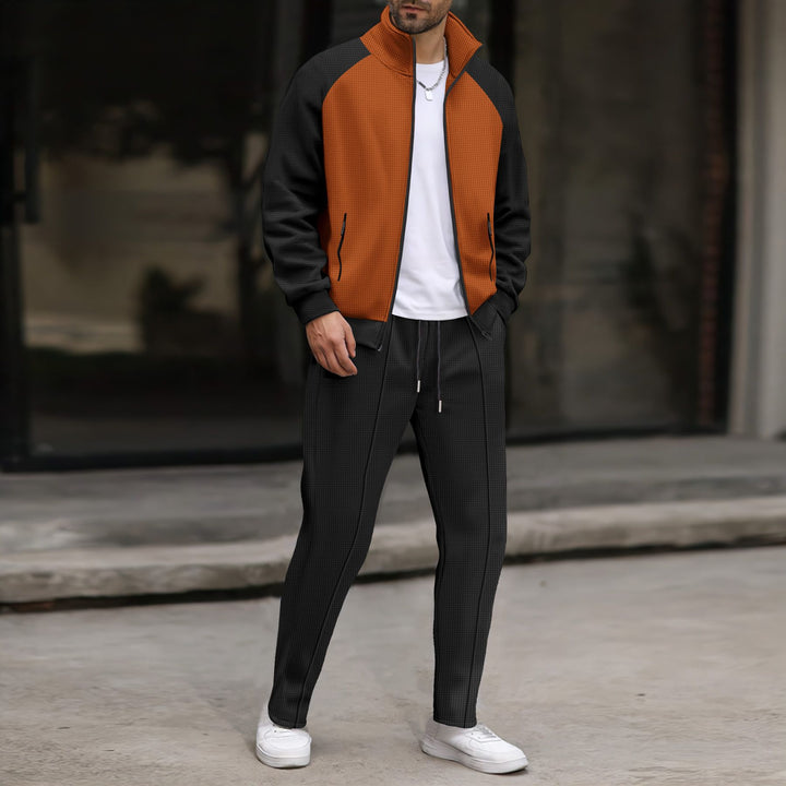 Men's Sporty Jogging Suit Set with Breathable Material and Ergonomic Cut Lisslune