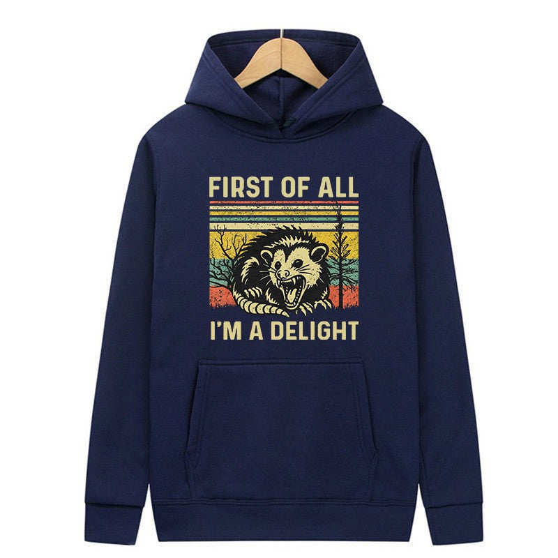Women's hoodie with creative animal graphic and comfortable fit Lisslune