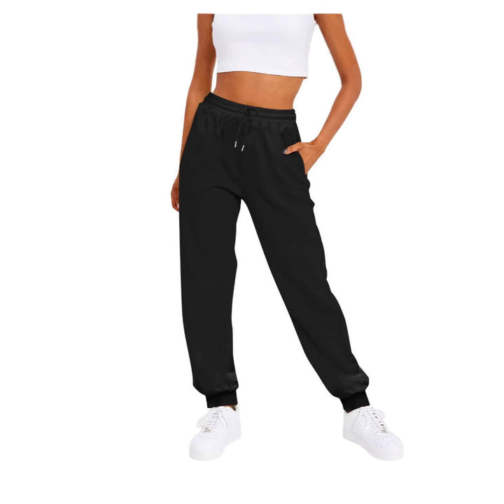 Women's comfortable jogging pants with elastic waistband and side pockets Lisslune