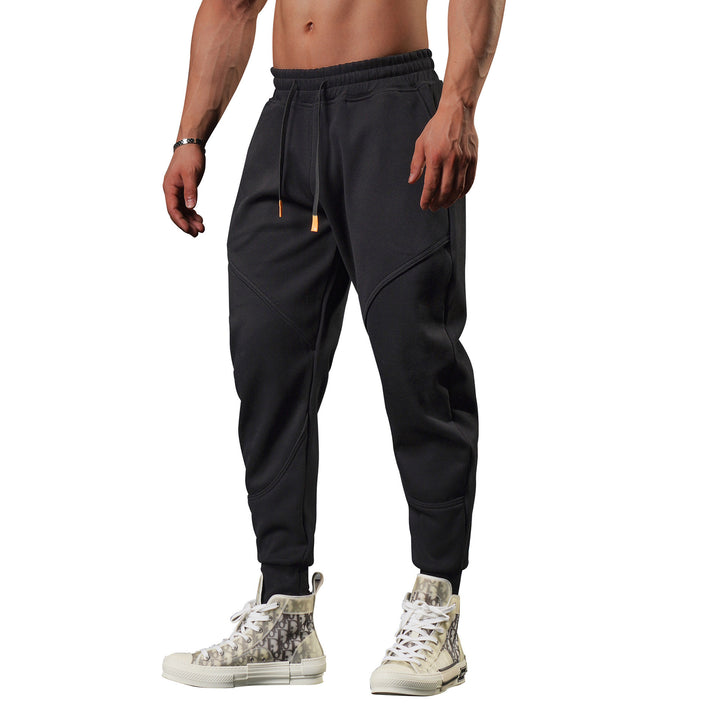 Men's sporty sweatpants with innovative cut and practical pockets Lisslune