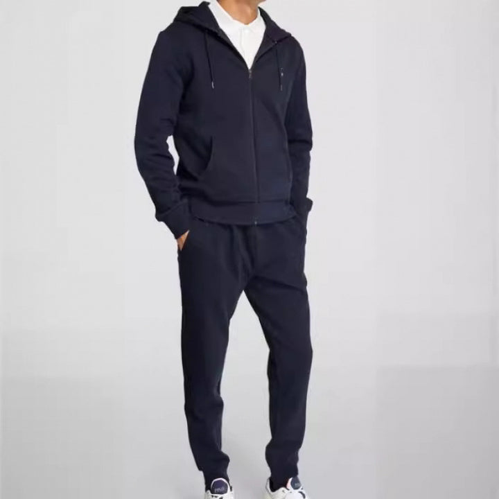 Men's leisure jacket and jogging pants set Lisslune
