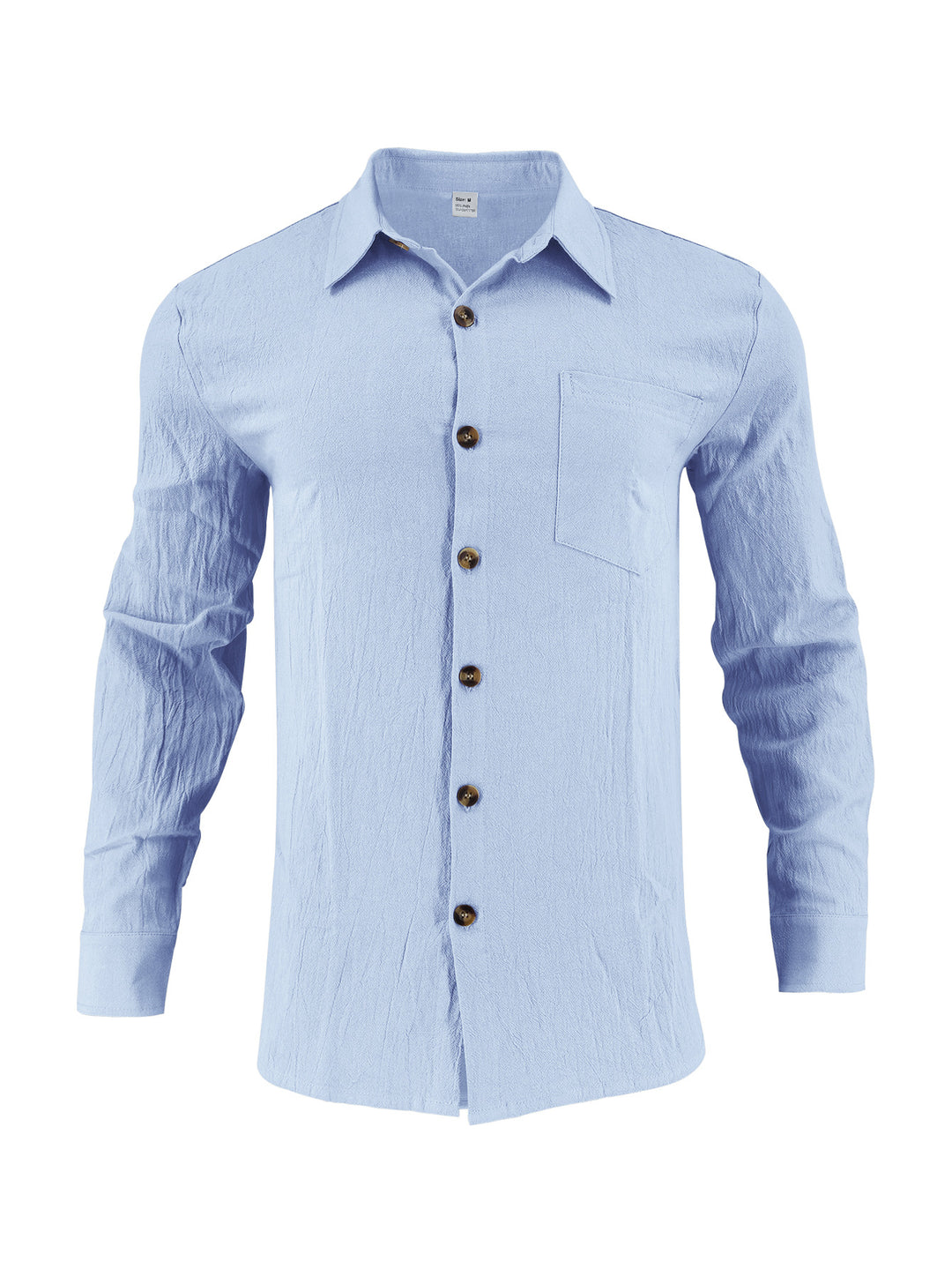 Men's Long Sleeve Shirt made of breathable cotton Lisslune