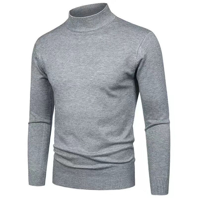 Men's turtleneck sweater made of high-quality knit material Lisslune