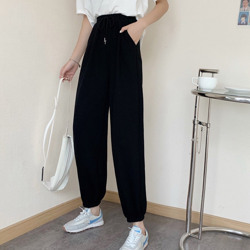 Women's Comfortable Jogging Pants with Elastic Waistband Lisslune