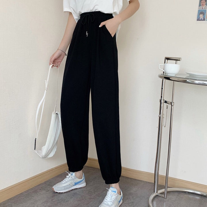 Women's Comfortable Jogging Pants with Elastic Waistband Lisslune