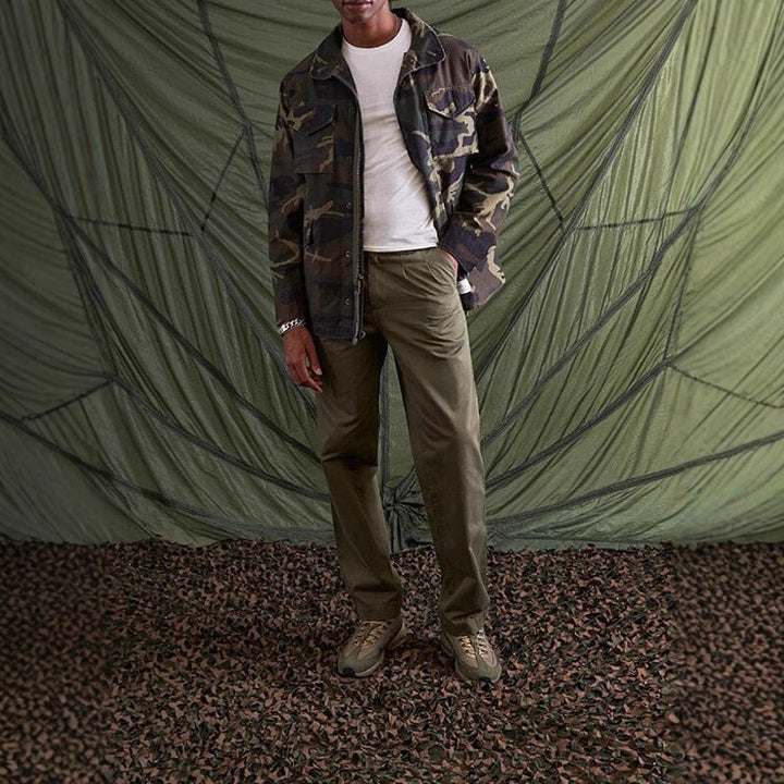 Men's functional leisure jacket with large pocket options and modern collar Lisslune