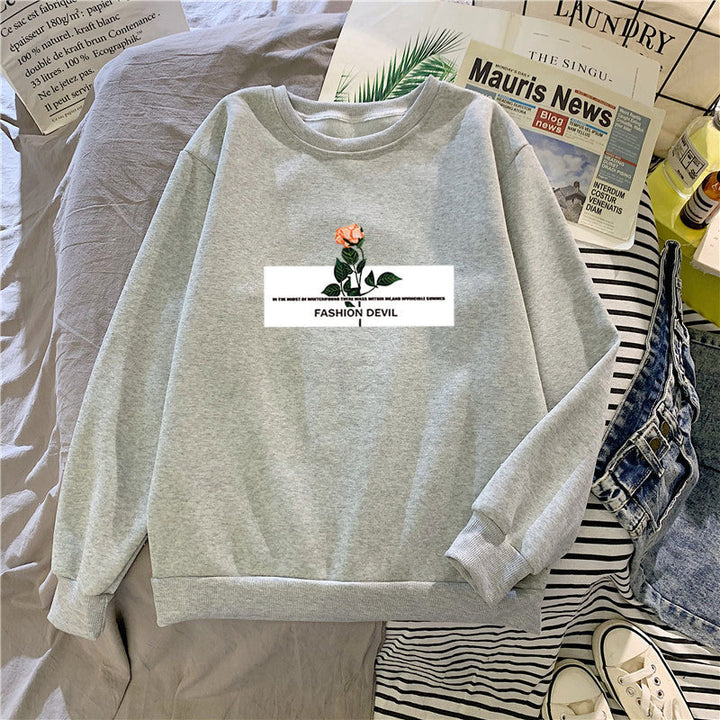 Women’s sweatshirt with floral motif Lisslune