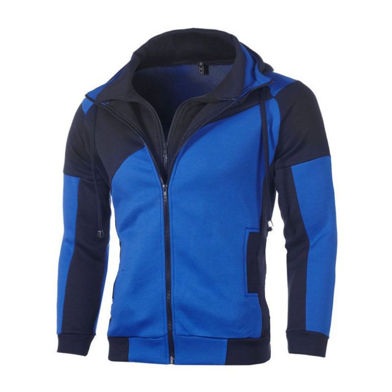 Men's Sporty Hoodie with Modern Color Contrasts Lisslune
