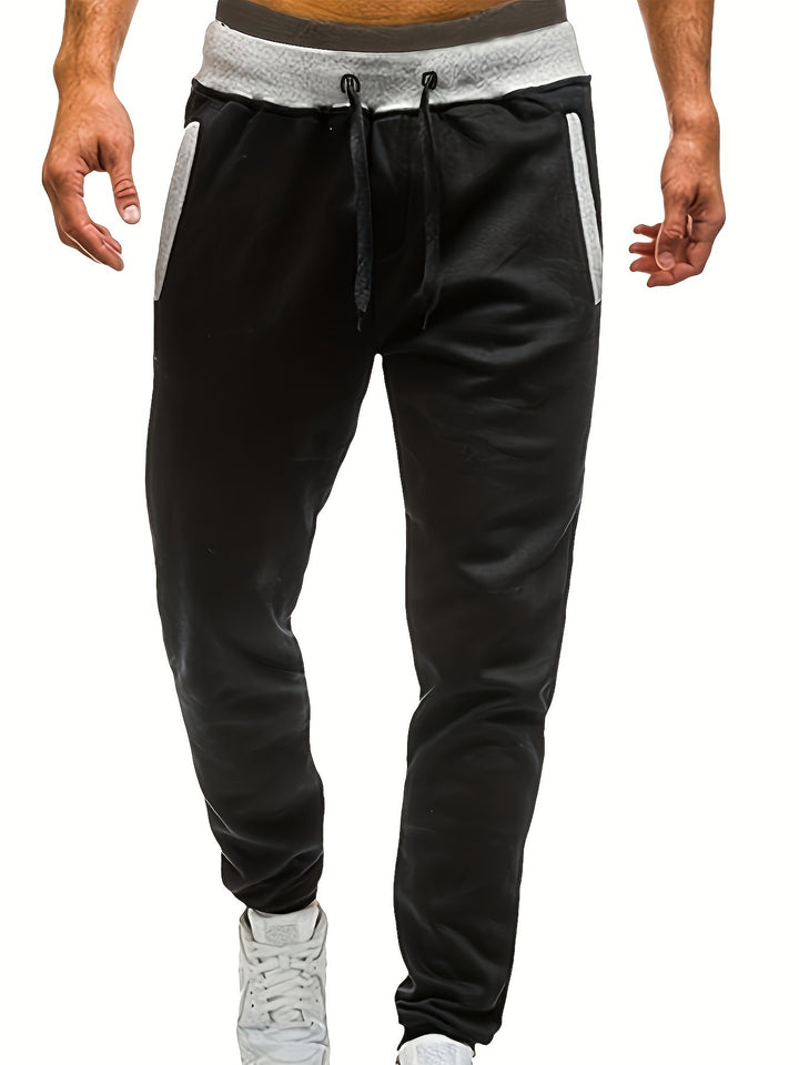 Men's sporty sweatpants with elastic waistband and side pockets Lisslune