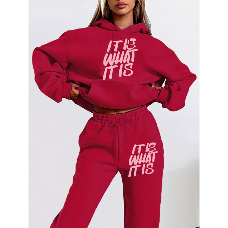 Women's Sweatshirt and Jogging Pants Set Lisslune