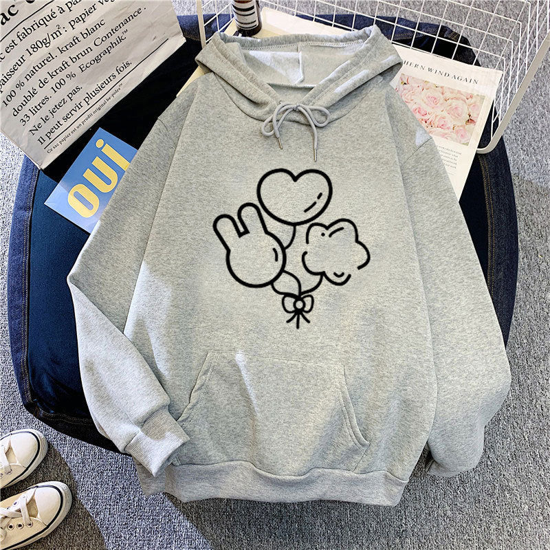 Women's hoodie with playful graphic design Lisslune