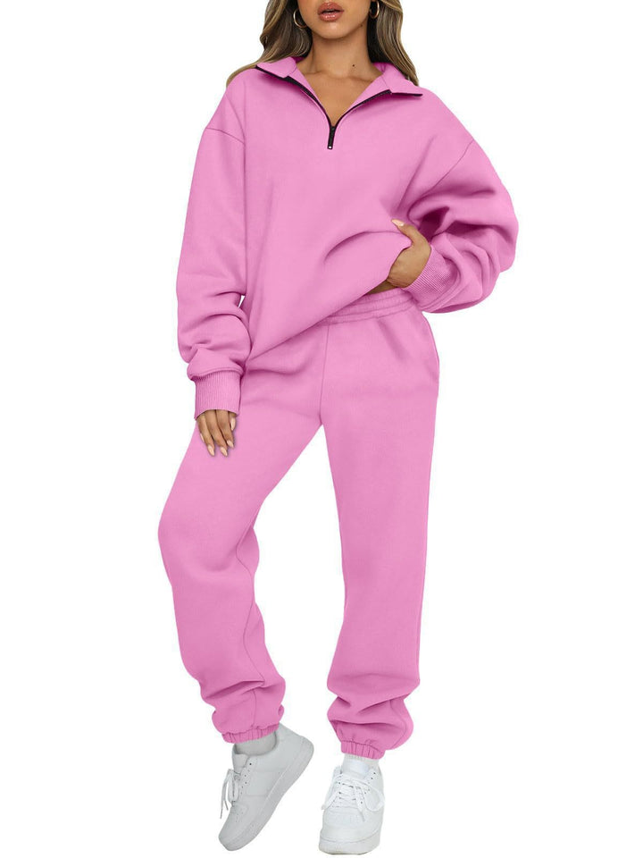 Women's relaxed sweater and jogging pants set Lisslune