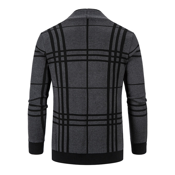Men's fashionable plaid crinkle Lisslune